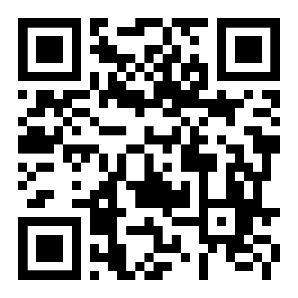 QR code for registration